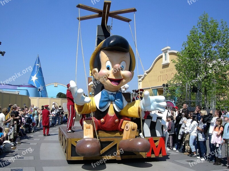 Disney Parade Pinocchio Fairy Tale Procession