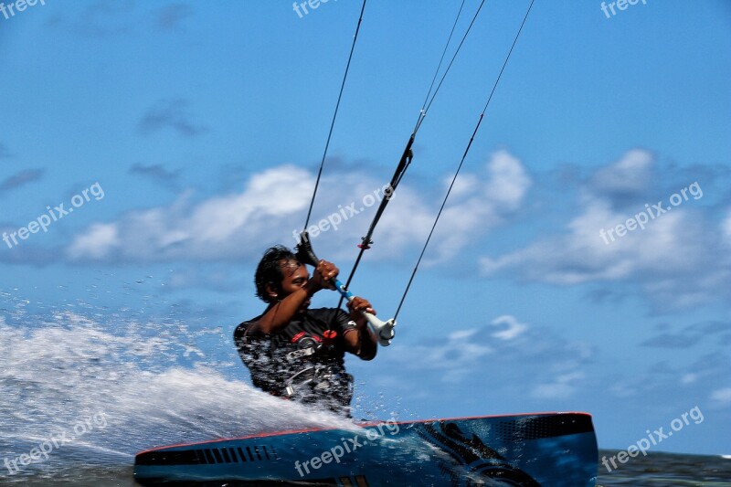 Kite Surfing Bali Sanur Aquatics Action