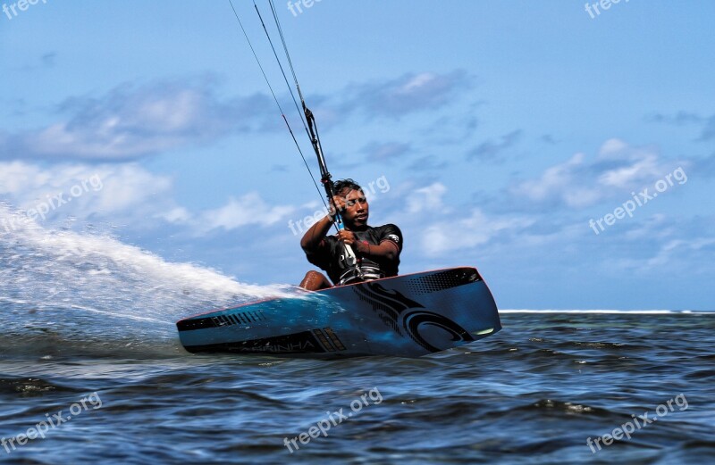 Kite Surfing Bali Sanur Aquatics Action