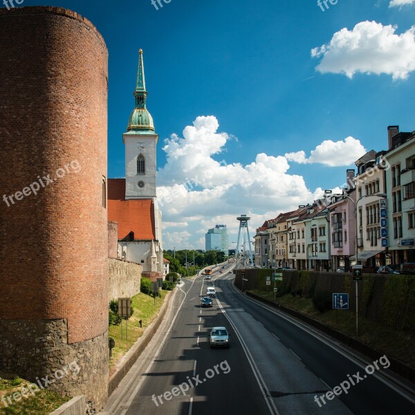 Bratislava Slovakia Most Snps Free Photos