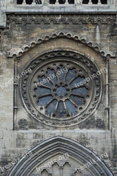 Window Rosette Dom Church Romanesque