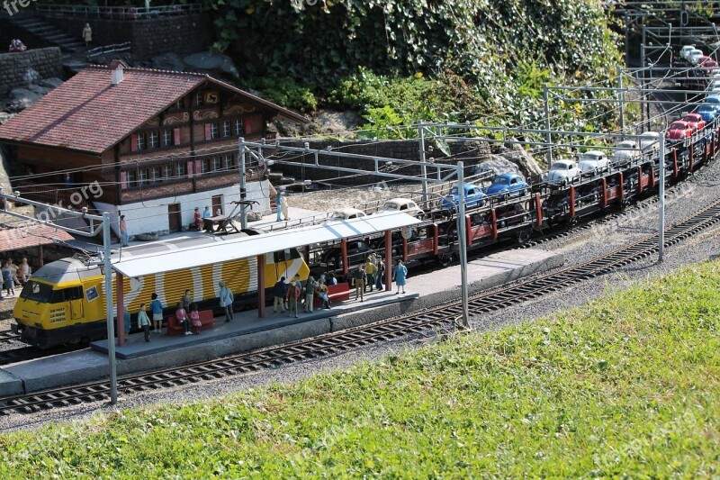 Model Train Swissminiatur Melide Switzerland