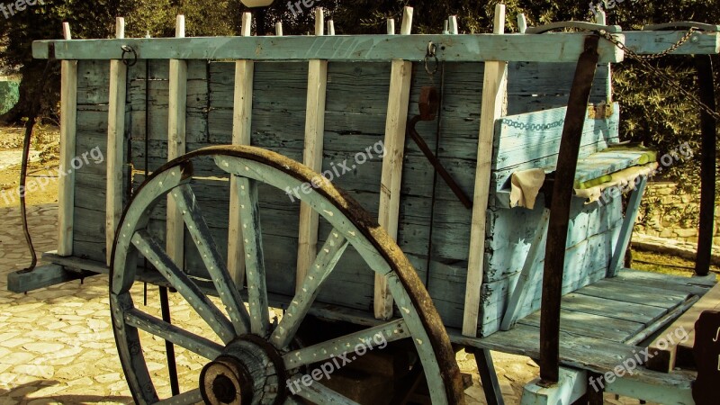 Cyprus Skarinou Wagon Traditional Transportation