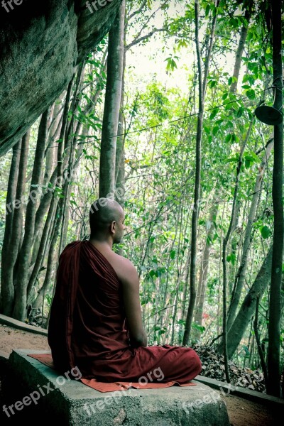 Meditation Bhikkhu Mahamevnawa Sri Lanka Buddhist