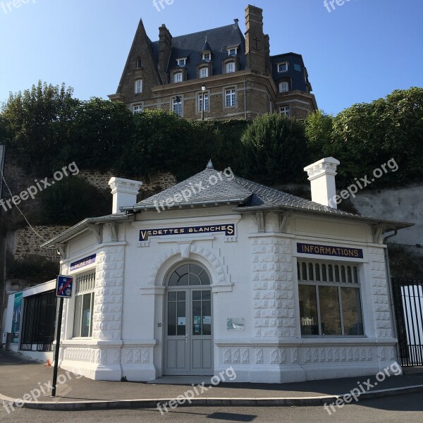 Dinard White Stars Brittany View Street