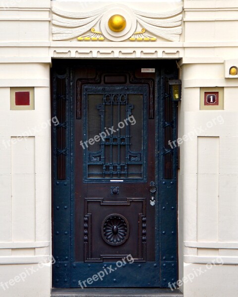 Art Nouveau Door Door Hardware Artfully Wood