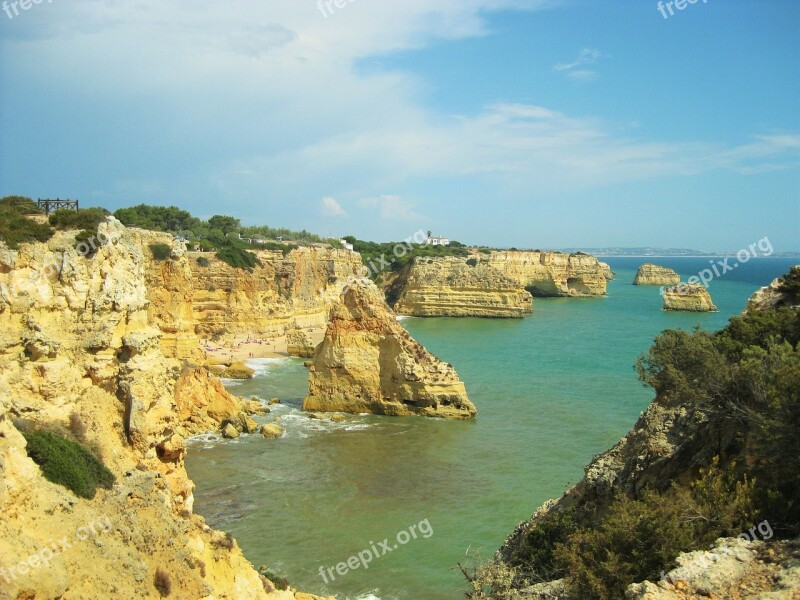 Algarve Portugal Lagos Sea Water