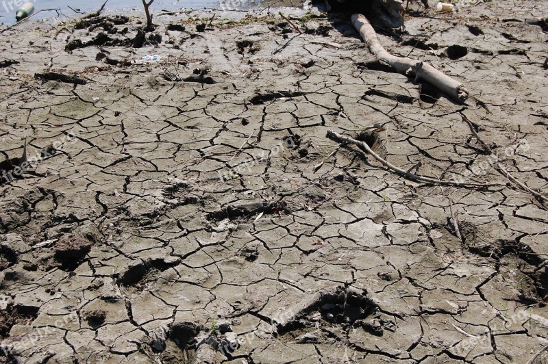 Dry Soil River Coast Nature Earth