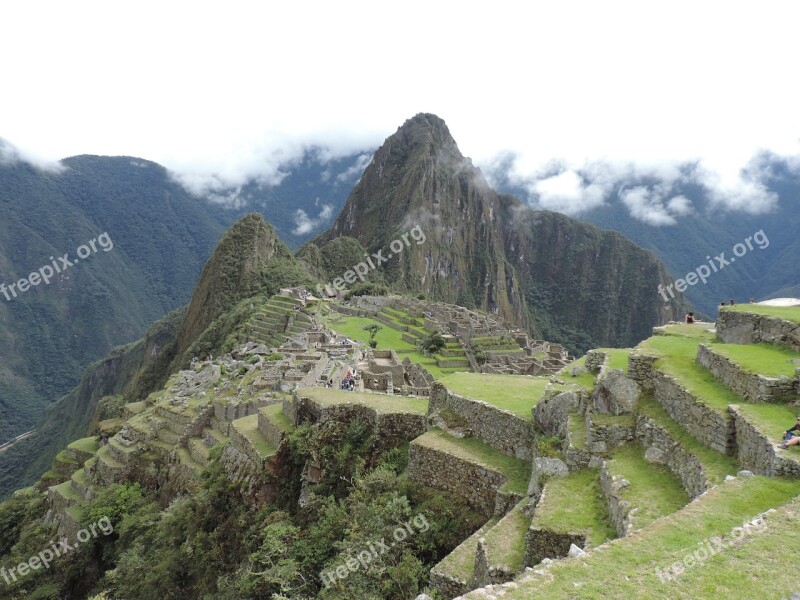 Machu Picchu Peru Incan Modern Marvel Free Photos