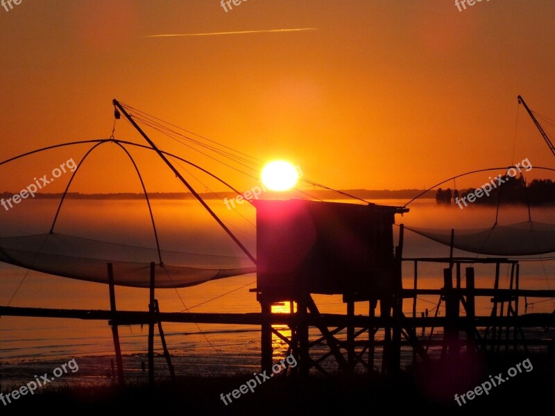 Fishery Net Fishing Plaice Atlantic Coast Traditional Fishing