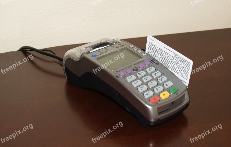 Credit Card Machine Card Sale Business Money