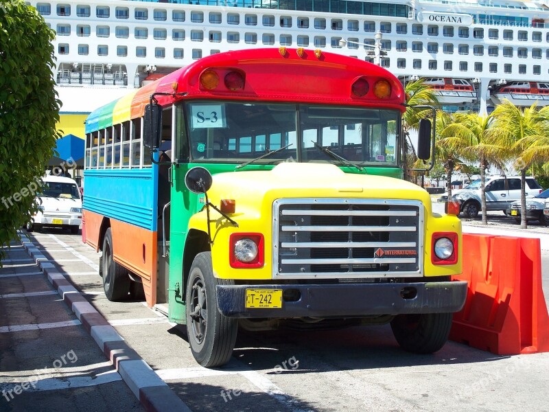 Old Bus Vehicle Transportation Tourism Free Photos