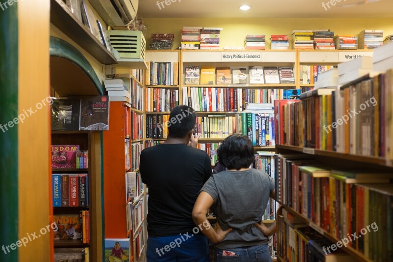 Bookstore India Khan Market Study Free Photos