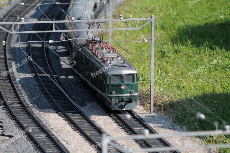 Model Train Swissminiatur Melide Switzerland