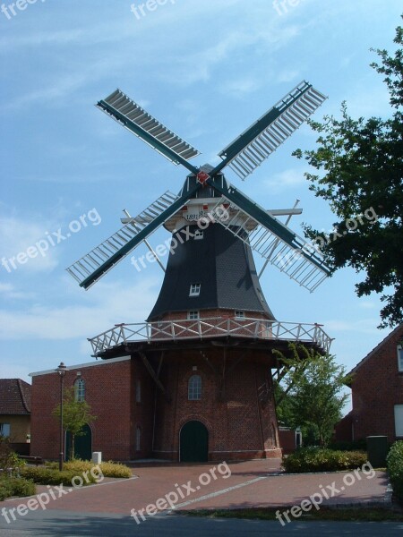 Old Windmill Wind Mill Germany