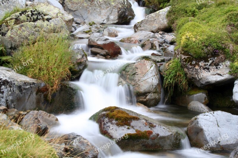 River Mountain Rush Nature Water