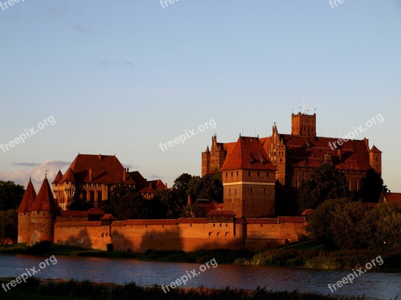 Malbork Castle Monument Poland Masuria