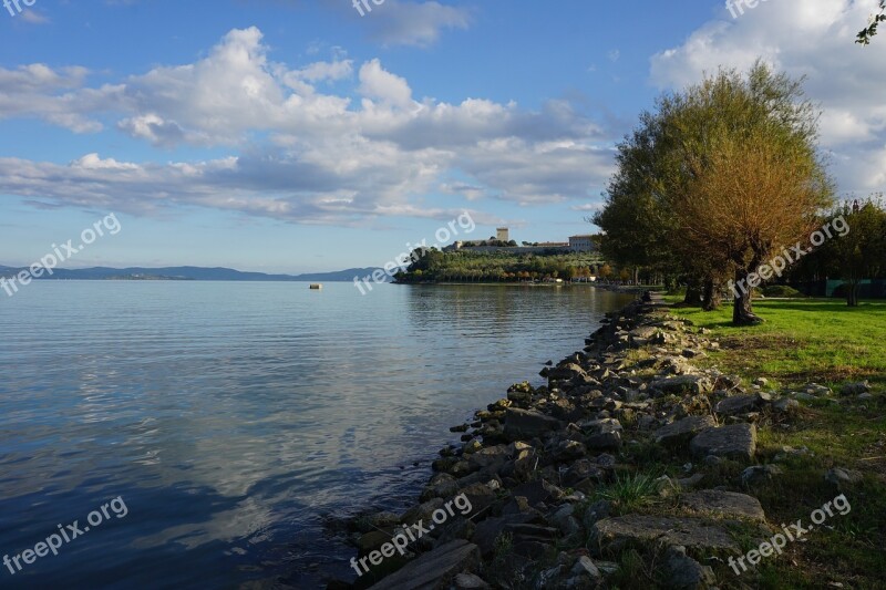 Lake Water Body Of Water Country Lake Castiglione Del Lago