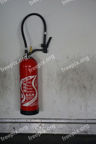 Fire Fire Extinguisher Red Fire Safety Security