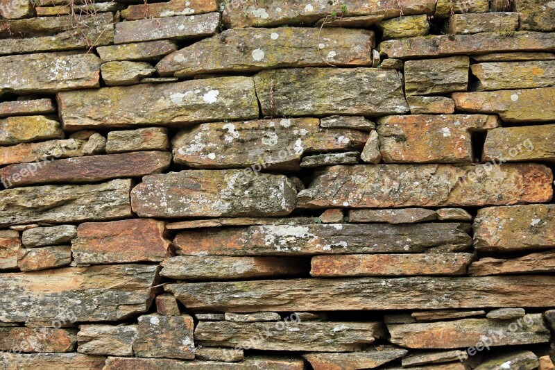 Stones Dry Languedoc France Old