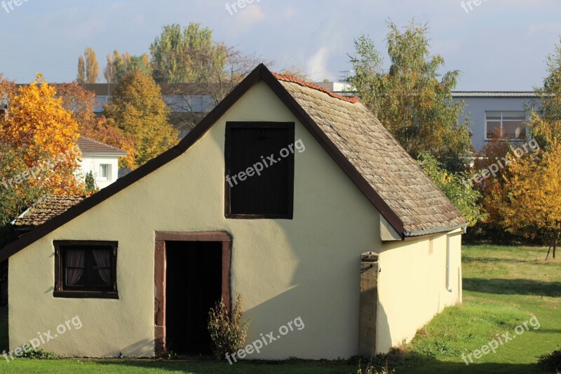 House Field Trees Small House Former