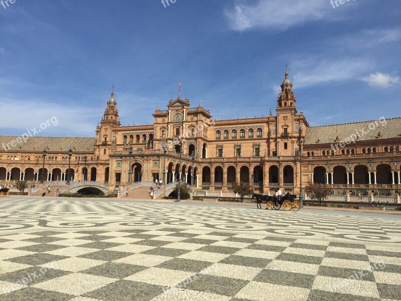 Seville Plaza De España Places Of Interest Space Plaza De España