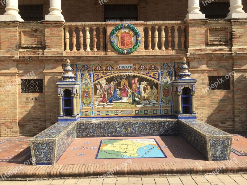 Seville Plaza De España Places Of Interest Space Plaza De España