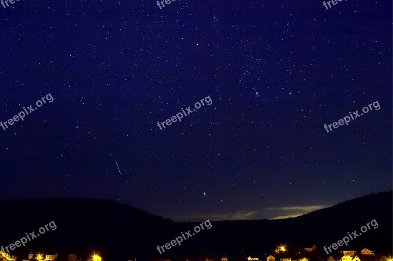 Starry Sky Star Night Sky Astro Evening Sky