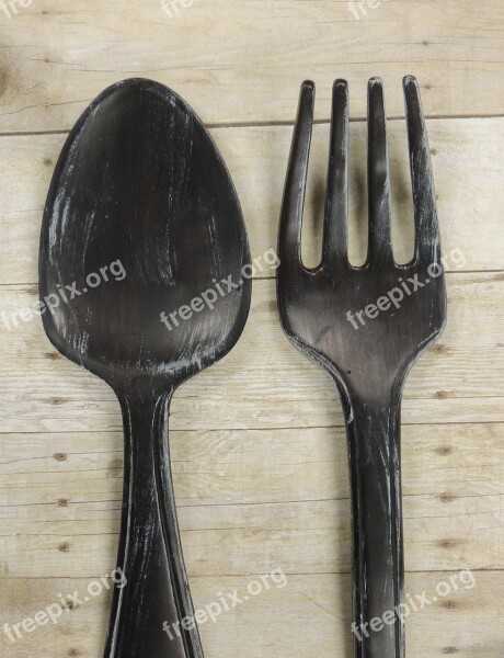 Fork Knife Farm To Table Fork And Spoon Rustic