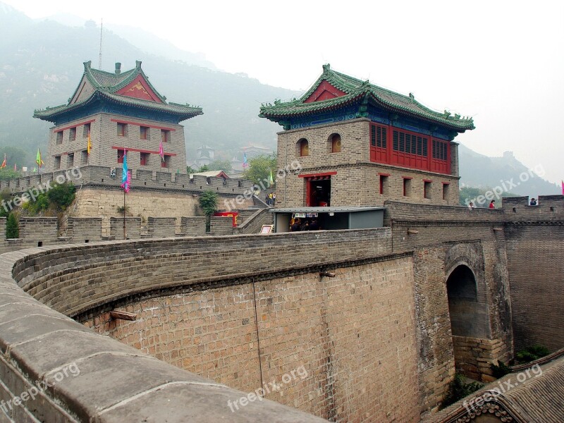 China Wall Bastion Fortin Fortification