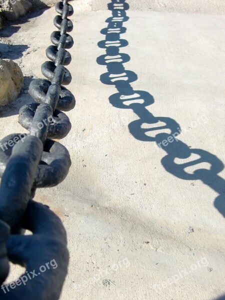 Chain Shadow Links Of The Chain Metal Iron