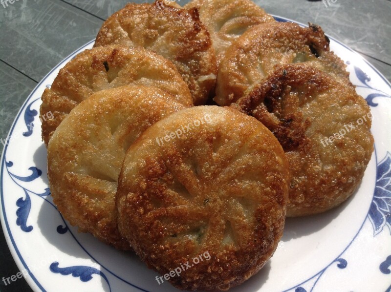 Dumpling Chive Fried Food Breackfast