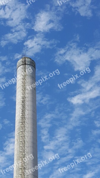 Sky Chimney Post Cloud Blank