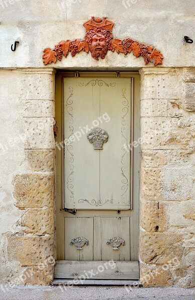 Door Pierre Old Door Stone Wall France