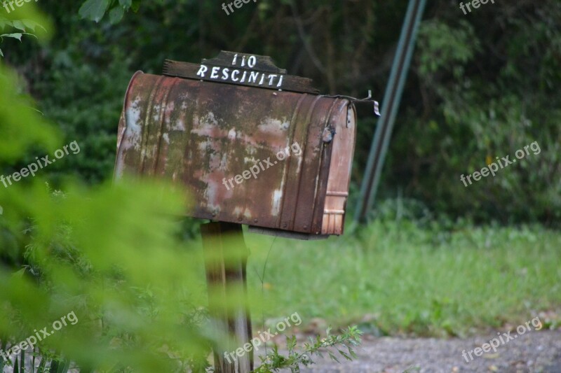 Mailbox Rusty Old Post Letter