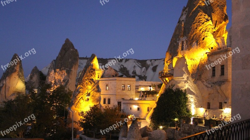 Cappadocia Cave Turkey Valley Landscape