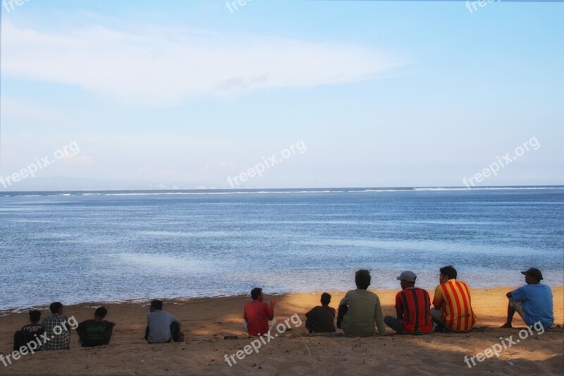 Bali Portrait Beach People Emotion