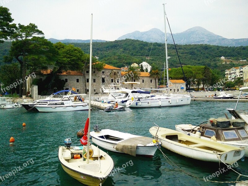 Meljine Herceg Novi Boats Marina Summer