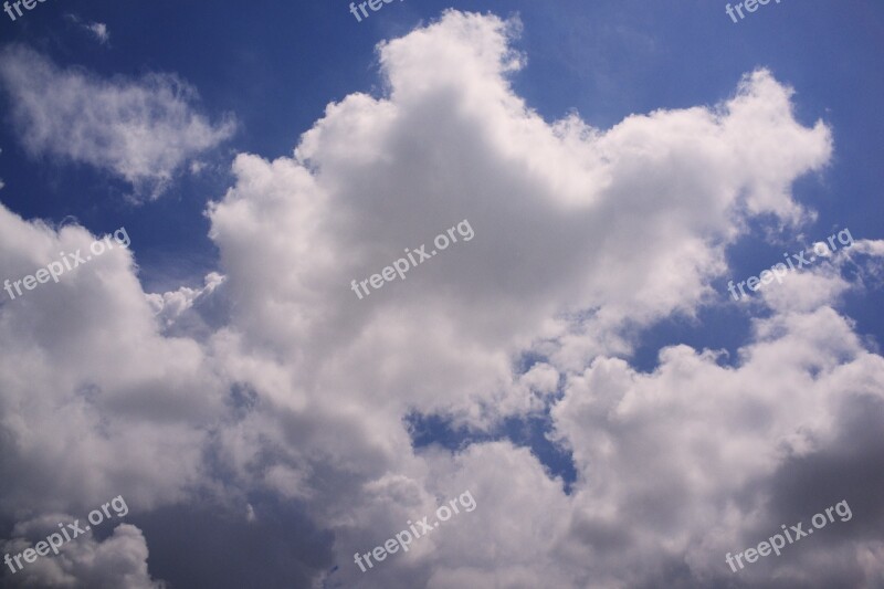 Clouds Sky Blue Blue Sky Clouds Horizon