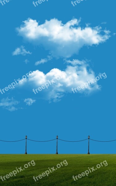 Download Wallpaper Sky Blue Grass