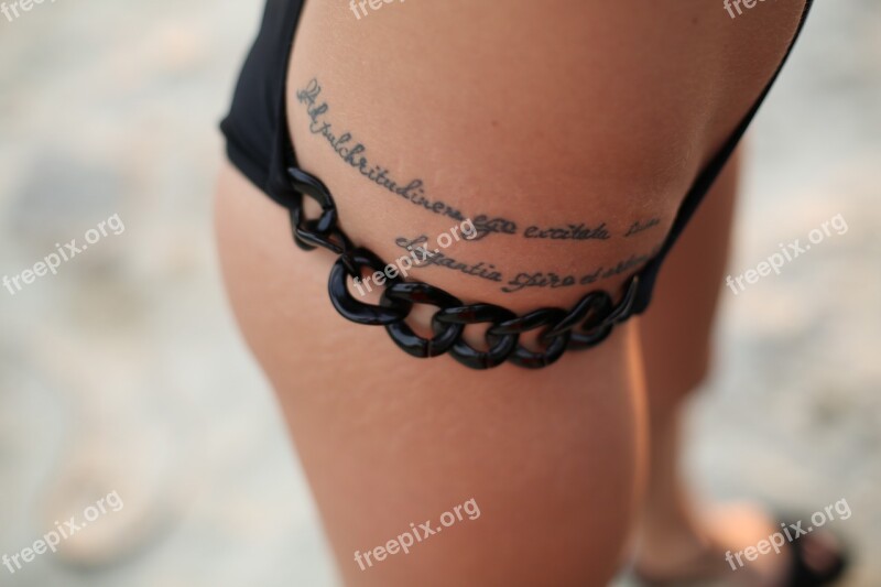 Girl Polly Tattoo Beautiful Girl Beach