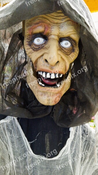 Witch Halloween Ghost Mask Free Photos