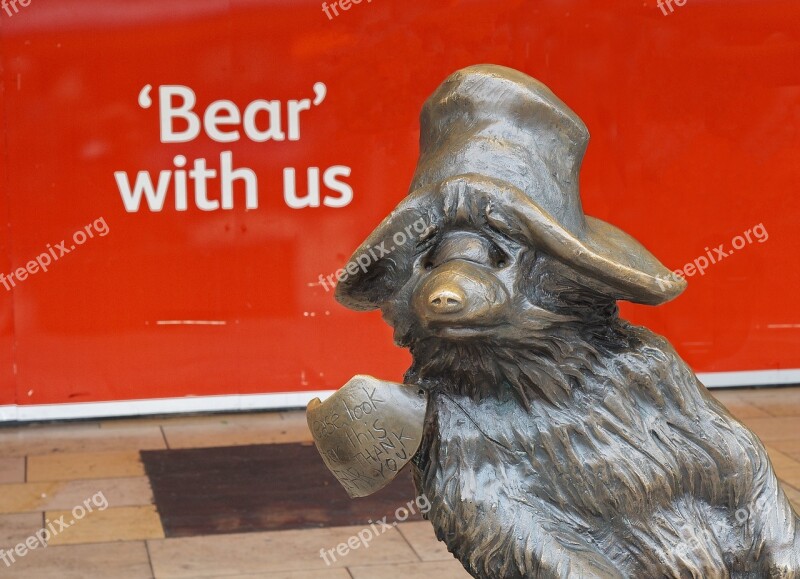 Paddington Bear Bear With Us Station London