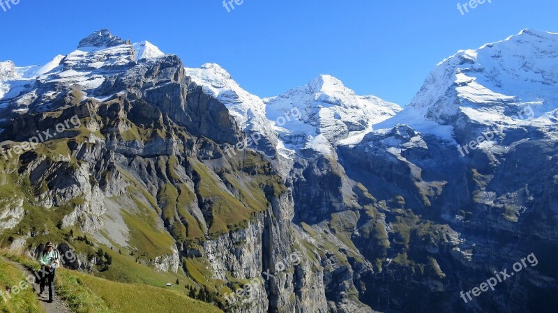 Switzerland Alps Mountain Swiss Landscape