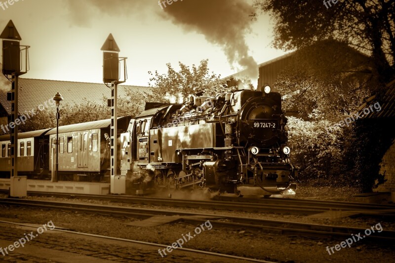 Locomotive Train Steam Locomotive Loco Railway