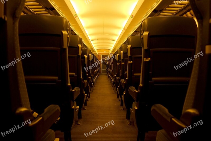 Railway Compartment Intercity Train Railway Rail Traffic