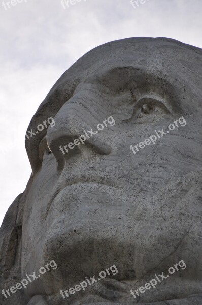 George Washington Mount Rushmore South