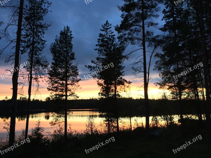 Sunset More Landscape Water Sun