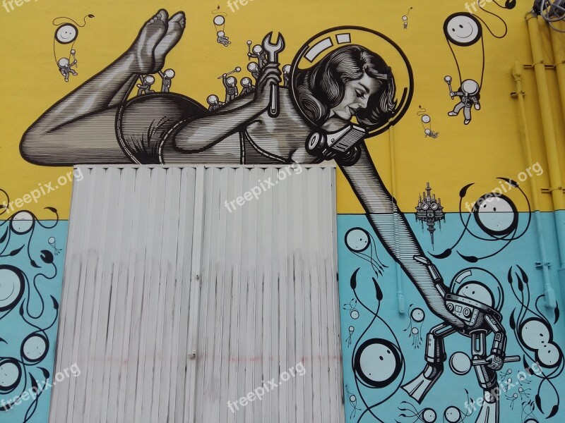 Graffiti Miami Design Street Pin Up