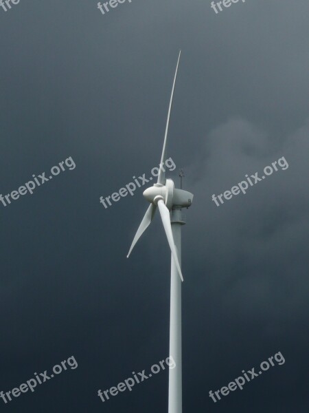 Pinwheel Forward Thunderstorm Energy White